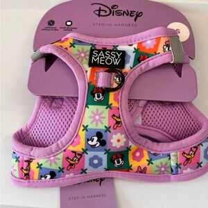 Disney Light Purple Disney & Friends Print.This is Sassy Meow Cat Item in Small.